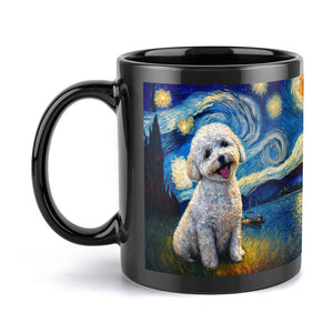 Milky Way Bichon Frise Coffee Mug-Mug-Bichon Frise, Home Decor, Mugs-ONE SIZE-Black-3