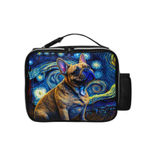 Load image into Gallery viewer, Milky Way Fawn French Bulldog Lunch Bag-Accessories-Bags, Dog Dad Gifts, Dog Mom Gifts, French Bulldog, Lunch Bags-Black-ONE SIZE-1