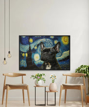 Load image into Gallery viewer, Milky Way Marvel Black Frenchie Wall Art Poster-Art-Dog Art, Dog Dad Gifts, Dog Mom Gifts, French Bulldog, Home Decor, Poster-3