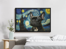 Load image into Gallery viewer, Milky Way Marvel Black Frenchie Wall Art Poster-Art-Dog Art, Dog Dad Gifts, Dog Mom Gifts, French Bulldog, Home Decor, Poster-4