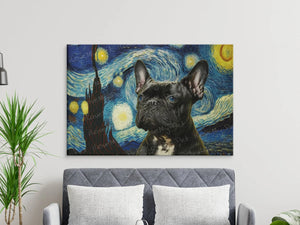 Milky Way Marvel Black Frenchie Wall Art Poster-Art-Dog Art, Dog Dad Gifts, Dog Mom Gifts, French Bulldog, Home Decor, Poster-6