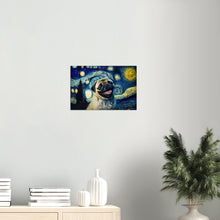 Load image into Gallery viewer, Milky Way Pug Wall Art Posters-Print Material-Dog Art, Dogs, Home Decor, Poster, Pug-13