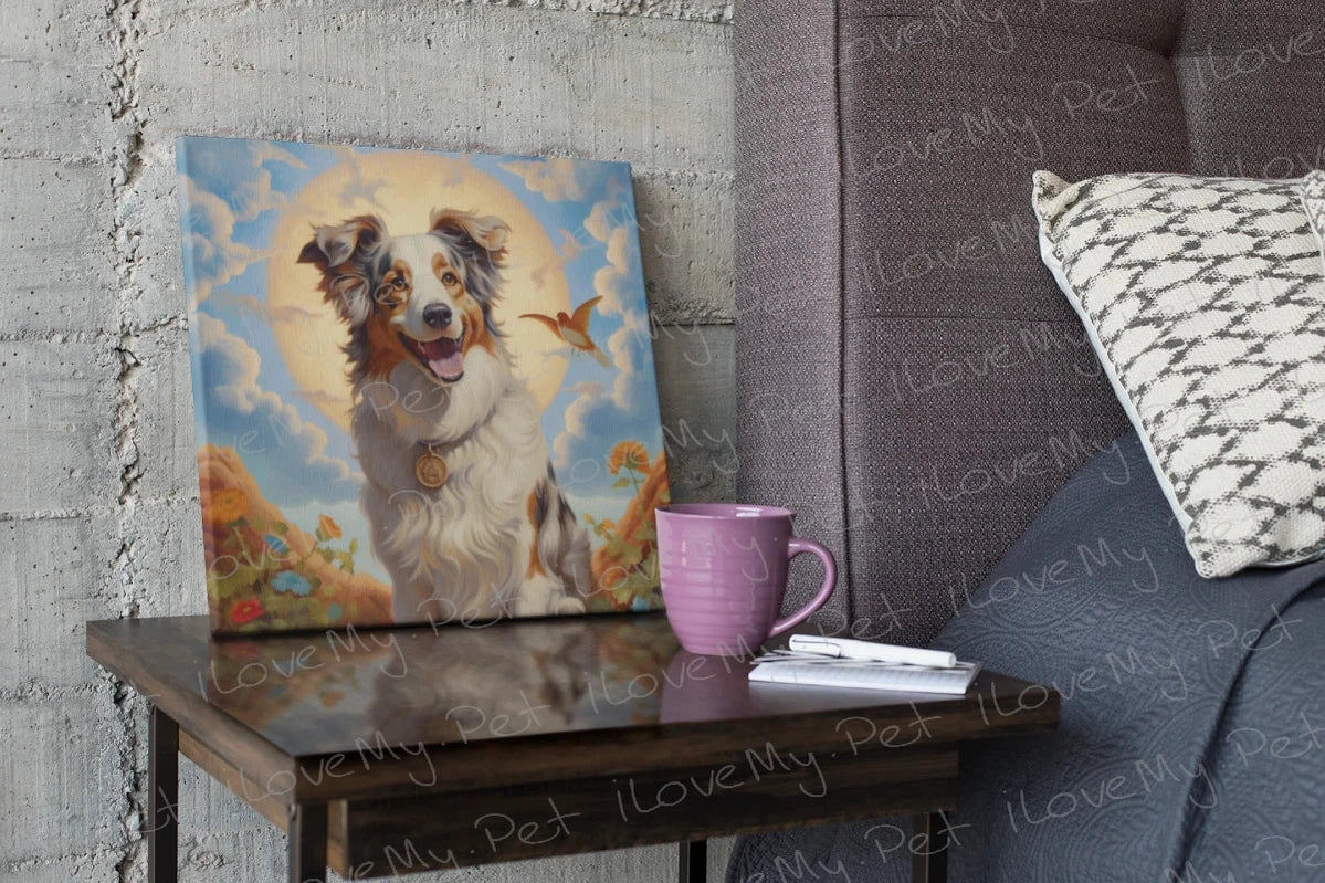 Outback Harmony Australian Shepherd Wall Art Poster