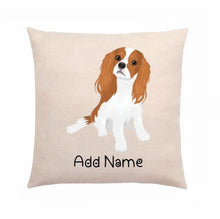 Load image into Gallery viewer, Personalized Cavalier King Charles Spaniel Linen Pillowcase-Home Decor-Cavalier King Charles Spaniel, Dog Dad Gifts, Dog Mom Gifts, Home Decor, Pillows-2