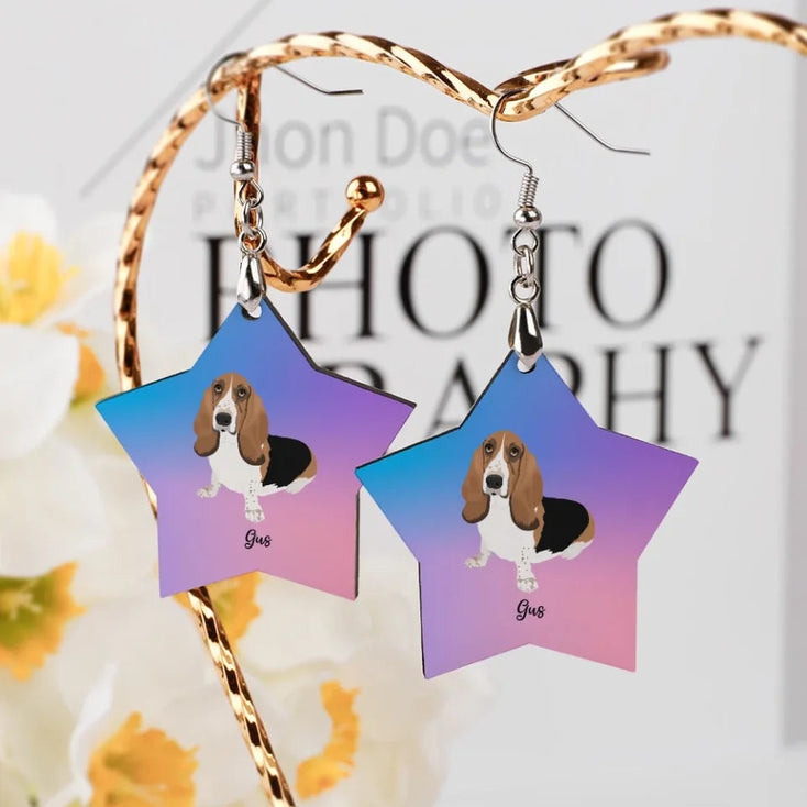 Personalized German Shepherd Dog Mom Earrings-Dog Themed Jewellery-German Shepherd-6