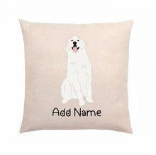 Load image into Gallery viewer, Personalized Great Pyrenees Linen Pillowcase-Home Decor-Dog Dad Gifts, Dog Mom Gifts, Great Pyrenees, Home Decor, Personalized, Pillows-2