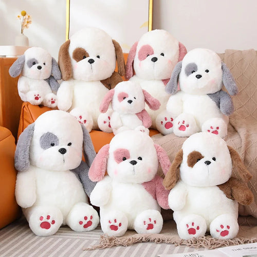 Pink Paws Lhasa Apso Stuffed Animal Plush Toys-Stuffed Animals-Lhasa Apso, Stuffed Animal-1