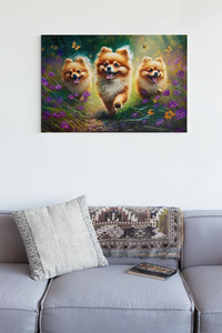 Pomeranian Parade Wall Art Poster-Art-Dog Art, Home Decor, Pomeranian, Poster-4