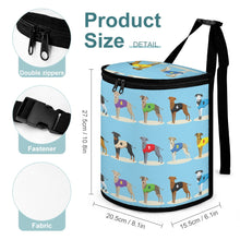 Load image into Gallery viewer, Racing Greyhound / Whippets Love Multipurpose Car Storage Bag-11