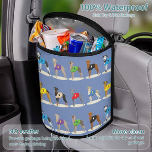 Racing Greyhound / Whippets Love Multipurpose Car Storage Bag-23