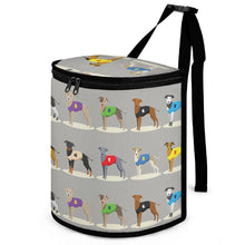 Load image into Gallery viewer, Racing Greyhound / Whippets Love Multipurpose Car Storage Bag-ONE SIZE-DarkGray-15
