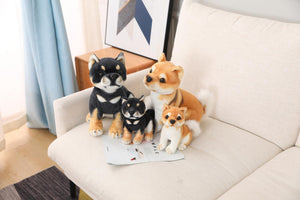 Realistic Lifelike Shiba Inus Stuffed Animal Plush Toys-Stuffed Animals-Home Decor, Shiba Inu, Stuffed Animal-17