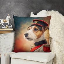 Load image into Gallery viewer, Regal Rascal Jack Russell Terrier Plush Pillow Case-Cushion Cover-Dog Dad Gifts, Dog Mom Gifts, Home Decor, Jack Russell Terrier, Pillows-3
