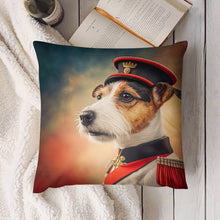 Load image into Gallery viewer, Regal Rascal Jack Russell Terrier Plush Pillow Case-Cushion Cover-Dog Dad Gifts, Dog Mom Gifts, Home Decor, Jack Russell Terrier, Pillows-4