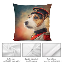 Load image into Gallery viewer, Regal Rascal Jack Russell Terrier Plush Pillow Case-Cushion Cover-Dog Dad Gifts, Dog Mom Gifts, Home Decor, Jack Russell Terrier, Pillows-5