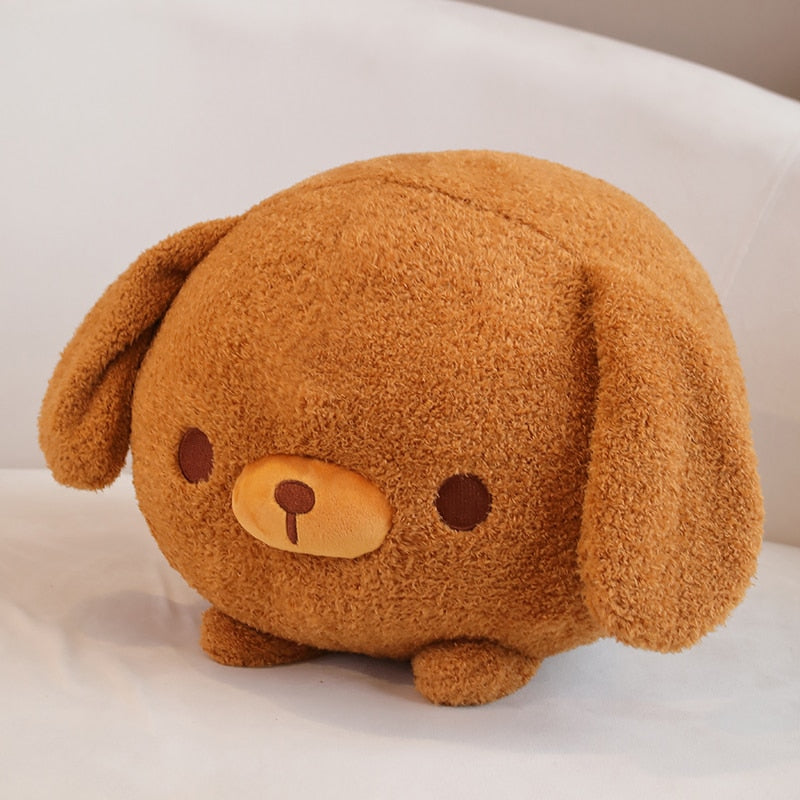 Chocolate labrador plush top toy