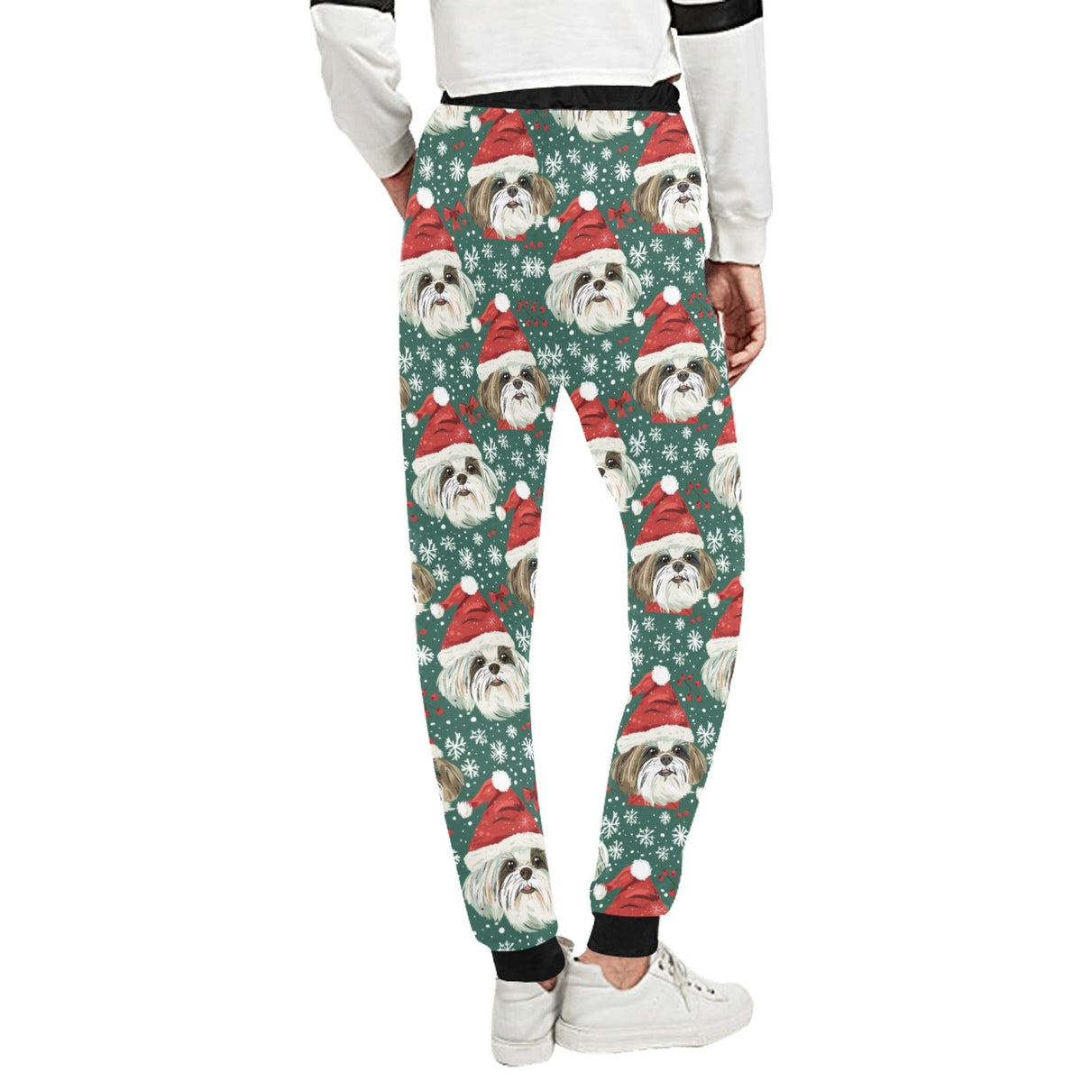 Santas' Little Yelpers Lhasa Apsos Christmas Unisex Sweatpants