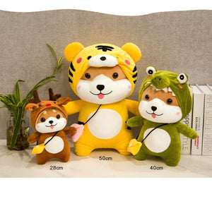 Shiba Inus In the Wild Stuffed Animal Plush Toys-Stuffed Animals-Home Decor, Shiba Inu, Stuffed Animal-11