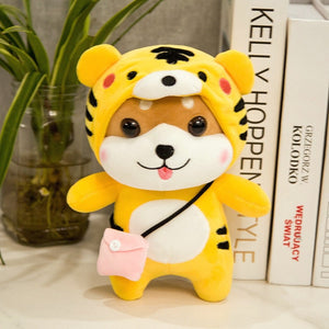 Shiba Inus In the Wild Stuffed Animal Plush Toys-Stuffed Animals-Home Decor, Shiba Inu, Stuffed Animal-Small-Tiger-5