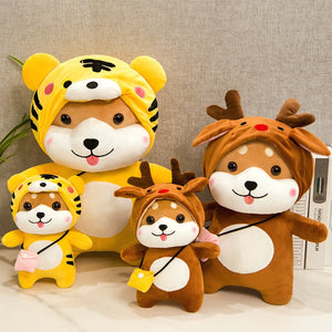 Shiba Inus In the Wild Stuffed Animal Plush Toys-Stuffed Animals-Home Decor, Shiba Inu, Stuffed Animal-9