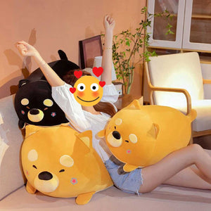 Sleeping Shiba Inu Huggable Plush Toy Pillows (Small to Medium size)-Soft Toy-Dogs, Home Decor, Shiba Inu, Stuffed Animal-4