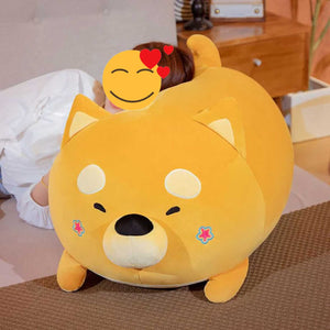 Sleeping Shiba Inu Huggable Plush Toy Pillows (Small to Medium size)-Soft Toy-Dogs, Home Decor, Shiba Inu, Stuffed Animal-7