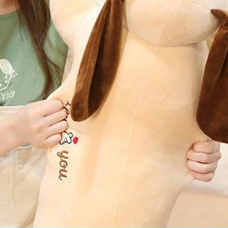 Smug Face Basset Hound Stuffed Plush Pillows (Large to Giant Size)-2