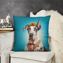 Load image into Gallery viewer, Spotty Elegance Great Dane Plush Pillow Case-Cushion Cover-Dog Dad Gifts, Dog Mom Gifts, Great Dane, Home Decor, Pillows-3
