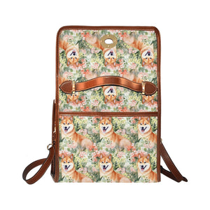 Spring Blossom Shiba Inu Shoulder Bag Purse-Accessories-Accessories, Bags, Purse, Shiba Inu-One Size-2