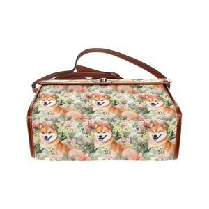 Spring Blossom Shiba Inu Shoulder Bag Purse-Accessories-Accessories, Bags, Purse, Shiba Inu-One Size-5