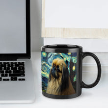 Load image into Gallery viewer, Starry Night Dreamer Pekingese Coffee Mug-Mug-Accessories, Dog Dad Gifts, Dog Mom Gifts, Home Decor, Mugs, Pekingese-ONE SIZE-Black-7