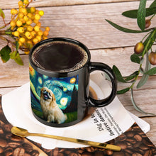 Load image into Gallery viewer, Starry Night Serenade Pekingese Coffee Mug-Mug-Accessories, Dog Dad Gifts, Dog Mom Gifts, Home Decor, Mugs, Pekingese-ONE SIZE-Black-4