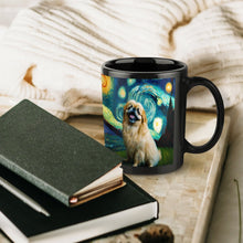 Load image into Gallery viewer, Starry Night Serenade Pekingese Coffee Mug-Mug-Accessories, Dog Dad Gifts, Dog Mom Gifts, Home Decor, Mugs, Pekingese-ONE SIZE-Black-7