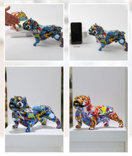 Load image into Gallery viewer, Stunning American Bull Terrier Design Multicolor Resin Statues-Home Decor-American Pit Bull Terrier, Dogs, Home Decor, Statue-9