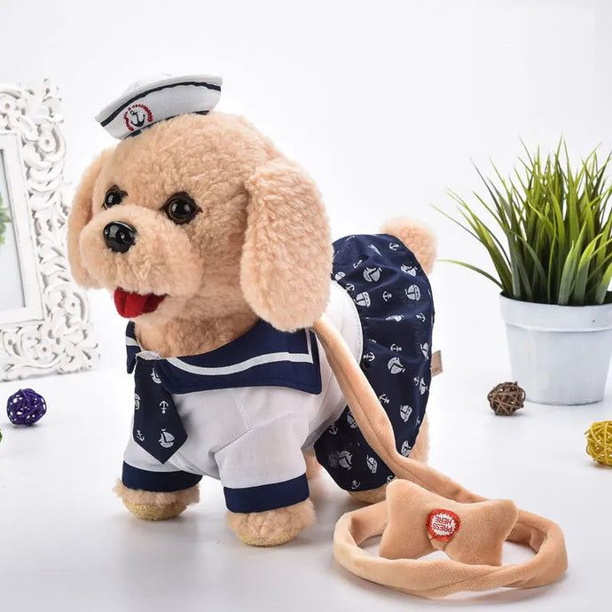 Walk, Talk and Dance Golden Retriever Interactive Stuffed Animal Plush Toy-Stuffed Animals-Golden Retriever, Stuffed Animal-1
