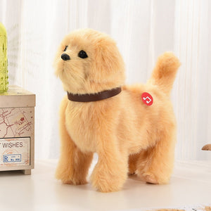 Walk, Wag and Bark Interactive Dog Stuffed Animal Plush Toys-Stuffed Animals-Home Decor, Stuffed Animal-Golden Retriever-9