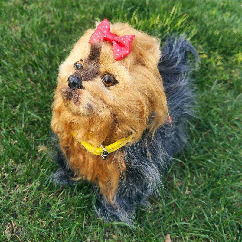 Walk Wag and Bark Interactive Yorkie Stuffed Animal Plush Toy