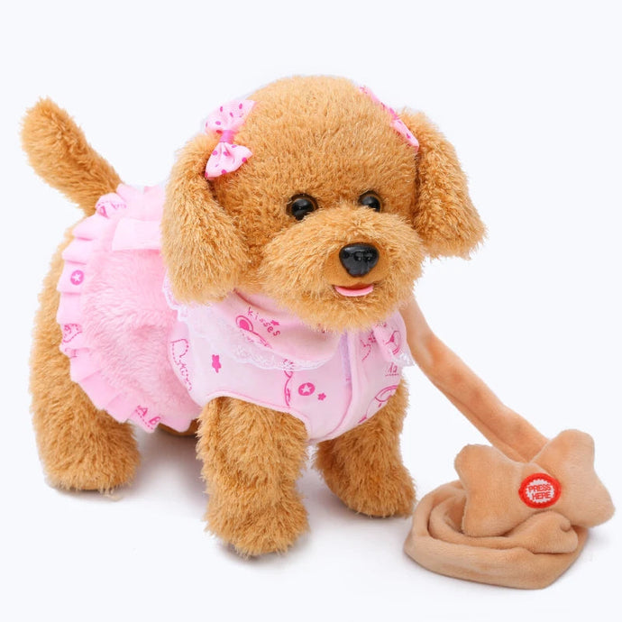 Walk, Wag and Sing Goldendoodle Interactive Stuffed Animal Plush Toy-Stuffed Animals-Doodle, Goldendoodle, Stuffed Animal-2