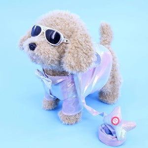 Walk, Wag and Sing Toy Poodle Interactive Plush Toy-Stuffed Animals-Doodle, Stuffed Animal, Toy Poodle-2