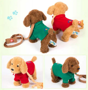 Walk, Wag and Talk Interactive Chocolate Labrador Stuffed Animal Plush Toy-Stuffed Animals-Chocolate Labrador, Labrador, Stuffed Animal-7