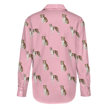 Watercolor Chocolate Red Boston Terriers Women's Shirt - 9 Colors-Apparel-Apparel, Boston Terrier, Dog Mom Gifts, Shirt-18