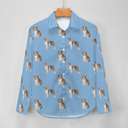 Watercolor Chocolate Red Boston Terriers Women's Shirt - 9 Colors-Apparel-Apparel, Boston Terrier, Dog Mom Gifts, Shirt-22