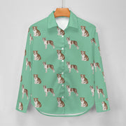 Watercolor Chocolate Red Boston Terriers Women's Shirt - 9 Colors-Apparel-Apparel, Boston Terrier, Dog Mom Gifts, Shirt-28