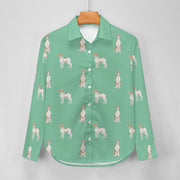 Watercolor Elegance Brindle Whippets Women's Shirt-Apparel-Apparel, Dog Mom Gifts, Greyhound, Shirt, Whippet-28