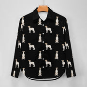 Watercolor Elegance Brindle Whippets Women's Shirt-Apparel-Apparel, Dog Mom Gifts, Greyhound, Shirt, Whippet-10