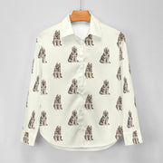 Watercolor German Shepherd Puppies Women's Shirt-Apparel-Apparel, Dog Mom Gifts, German Shepherd, Shirt-3