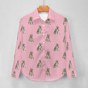 Watercolor German Shepherd Puppies Women's Shirt-Apparel-Apparel, Dog Mom Gifts, German Shepherd, Shirt-8