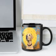 Yellow Labrador with Autumn Sun Coffee Mug-6