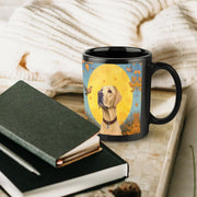 Yellow Labrador with Autumn Sun Coffee Mug-7