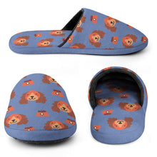 Load image into Gallery viewer, Yes I Love Cocker Spaniels Women&#39;s Cotton Mop Slippers-Accessories, Cocker Spaniel, Dog Mom Gifts, Slippers-25